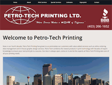 Tablet Screenshot of petro-tech.ca